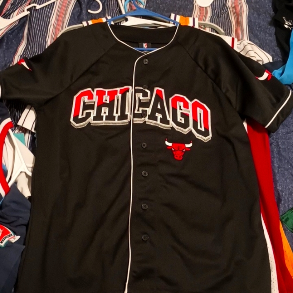 Chicago Bulls Baseball Jersey